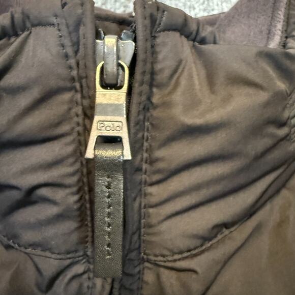 Polo Ralph Lauren Jacket Mens Large Black Zip Up Pony Softshell Vintage Y2K - Picture 10 of 14